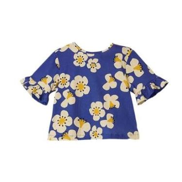 Imagem de Blusa Malha Fábula Florada Azul-Feminino