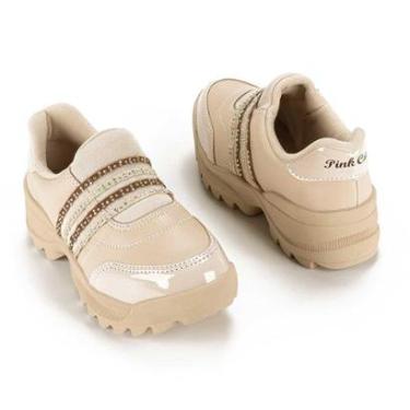 Imagem de Tênis Pink Cats Infantil Slip On Claro-Feminino