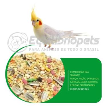 Imagem de Ração Mix para Calopsitas 10 kg - Equilíbrio Animais