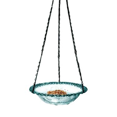 Imagem de Bebedouro Banheira Pássaros - Banheiras Para Aves - Casa Pássaros Decorativa Pendurável Estação Observação Jardim Árvore Varanda Grade Cerca Relvado Janela Alpendre