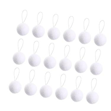 Imagem de Nishiyuenyi 18 peças de bolas de Natal, enfeites, pingentes, enfeites decorativos para pendurar, para celebração, ano novo, guirlanda, de férias, 4cm