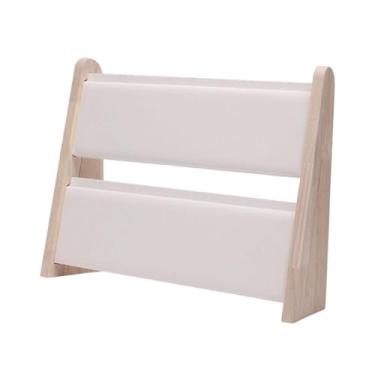 Imagem de Vaveren Suporte para colar, organizador de joias, suporte para joias de 2 camadas, pingente, colar, prateleira de exposição para loja, balcão, mesa