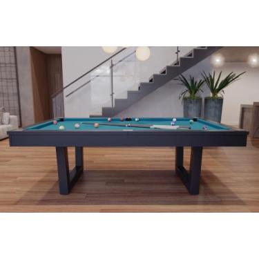 Imagem de Mesa de Sinuca/Bilhar - 2,52x1,40 - Nelson Bilhares, Azul petróleo