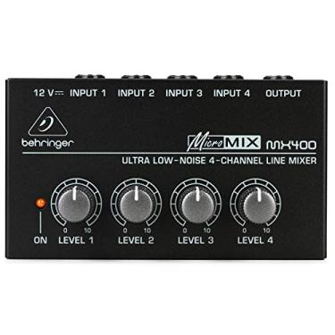 Imagem de Mesa de Som/Micro Mixer 4 Canais MX 400 - Behringer