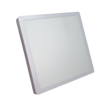 Imagem de Painel Plafon LED 24w Quadrado Luminaria Sobrepor Branco Luz Frio DL-1