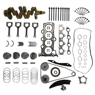 Imagem de Conjunto de junta da cabeça do motor e hastes de virabrequim compatíveis com Hyundai Kia 2010-2022, 23110-2B000 20910-2BJ01, G4FG 1.6L
