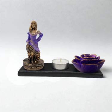 Imagem de Kit Ofertório Maria Mulambo Resiliência Resina 17 cm