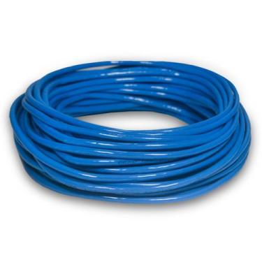 Imagem de Cabo de Rede Ethernet CAT5e 30 Metros 10m Azul Internet com RJ45 Crimp