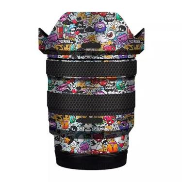 Imagem de Película protetora para lente de câmera, película protetora, decalque para Tamron 20-40 mm F2.8 adequado para Sony Mount 20-40 F 2.8 (Graffiti White)