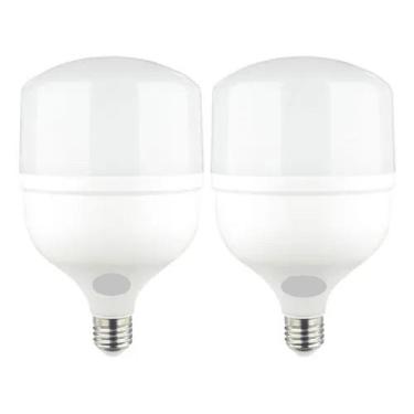 Imagem de Kit  2 Lâmpada 50W Led Alta Potencia Bulbo Branco Frio 6500k Bivolts G