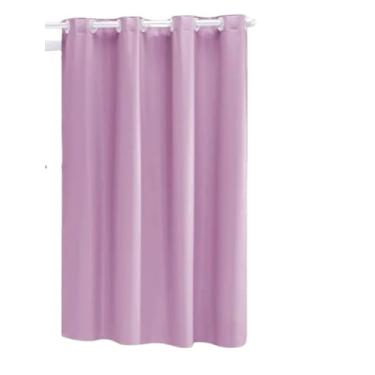 Imagem de Cortina Blackout Blecaute com Voil Liso 1 Parte (1,40m x 1,80m)(Rosa)