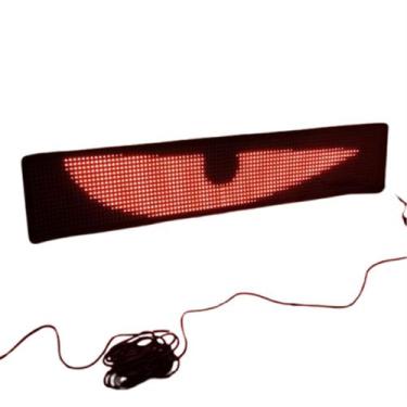 Imagem de Tela Flexivel 96x16 leds 595x120mm Programavel olhos De Diabo Carro Vi