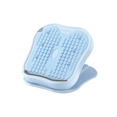 Imagem de Colaxi Placa inclinada profissional para equilíbrio, fitness, pedal, cunha, elástica, antiderrapante, inclinação, para calcanhar, academia em casa, pernas, Azul
