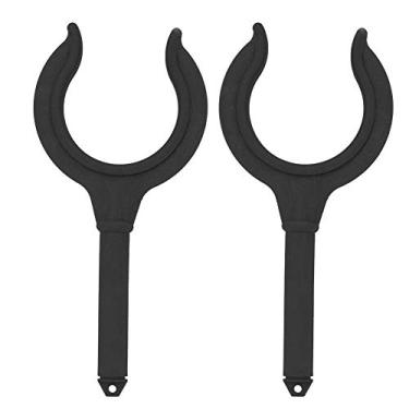 Imagem de ZAWELIYO 2 Peças de Trava para Remo de Barco, Suporte para Vara de Pesca de Plástico Resistente Suporte para Trava para Remo de Barco, Acessórios de Bote de Borracha Marinha