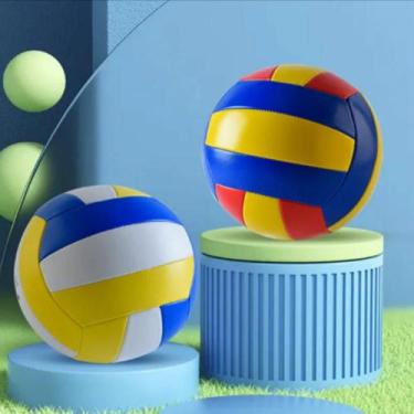 Imagem de Bola Oficial de Vôlei Esportiva Colorida Quadra Praia Escola - Yeet