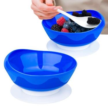 Imagem de Splill Proof Scoop Bowl, pacote com 2 unidades MOSKESON para idosos co