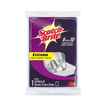 Imagem de Esponja Scotch Brite Extrema 3M 5 unidades