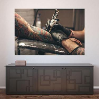 Imagem de Painel Adesivo de Parede - Tatuagem - 1184pnm - Allodi