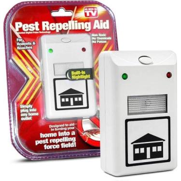 Imagem de Kit 4 Aparelhos Sonoro Espantar Morcegos Ratos Insetos - Dinwing