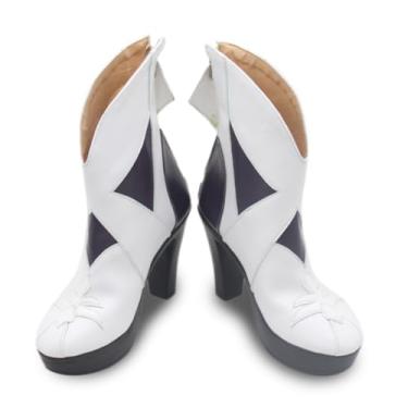 Imagem de COSGOGO New Castorice Cosplay Botas Curtas para Game Honkai: Sapatos de Anime Star Rail para Convenções e Halloween Tamanho Feminino Masculino, Multi, 42