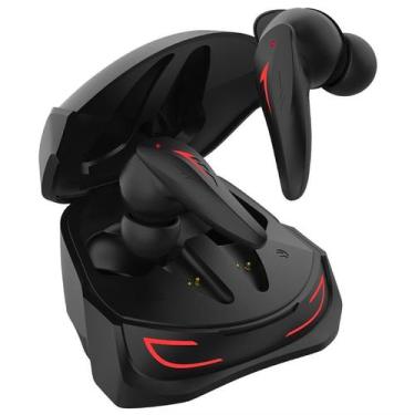 Imagem de Fone Tws Bluetooth Gamer Pro Preto Sem Fio Led Rgb Bright