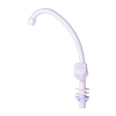 Imagem de Torneira Móvel Giratória de Bancada Civitt 4802 Branca