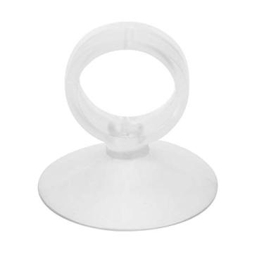 Imagem de Pssopp 10 peças ventosa de aquário transparente gel de sílica suporte de tubo de linha aérea copo de sucção de tanque de peixes suporte de tubo de bomba de ar para tanque de peixes (2 cm/0,8 polegadas)