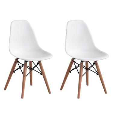 Imagem de CADEIRA EAMES INFANTIL DSW MADEIRA CX 2 - PP BRANCO