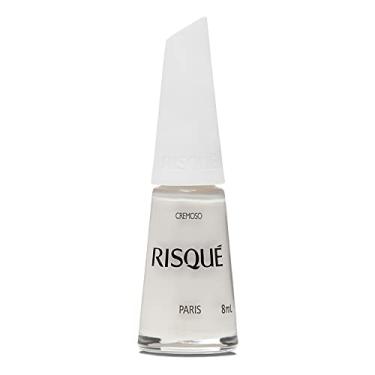 Imagem de Esmalte Risqué Branco Cremoso Paris 8ml, Risqué, Paris, 8 ml