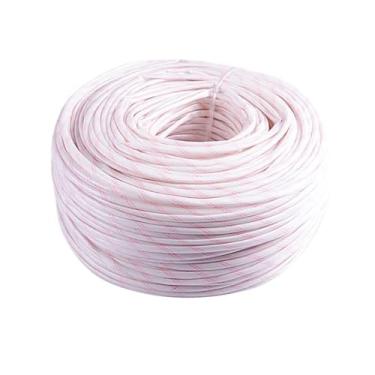 Imagem de Manga De Fio De Fibra De Vidro De 20 M (2 Rolos) - Resistente Ao Calor (105 °C), Isolamento De 1500 V, Revestimento De Cera Amarela Para Automotivo/industrial(20mm)