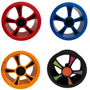 Imagem de Carretilha De Linha Para Pipa 21cm Colorida Plástico