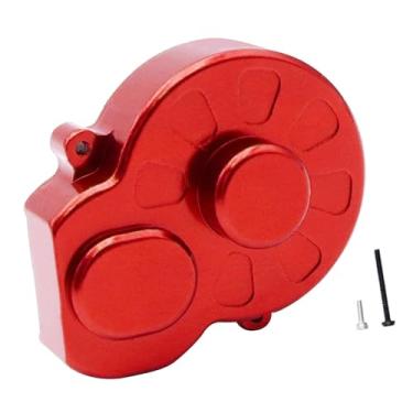 Imagem de KiBcsLic 1:28 RC Car Gearbox Cover Caixa de engrenagens Carcaça de liga de alumínio Peças de reposição Caixa de transmissão para RC Hobby Car Trucks DIY, Vermelho