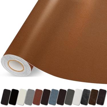 Imagem de Lifenion Patch de reparação de couro, fita autoadesiva de reparação de couro, grande kit de patch de vinil para sofás, sofá, móveis, assentos de carro, cadeiras de escritório, armários, bolsas