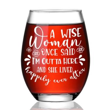 Imagem de Presentes engraçados de taça de vinho de aposentadoria para mulheres 2025, ideia de presente aposentado taça de vinho sem haste para colega de trabalho chefe gerente professor enfermeira, presentes de