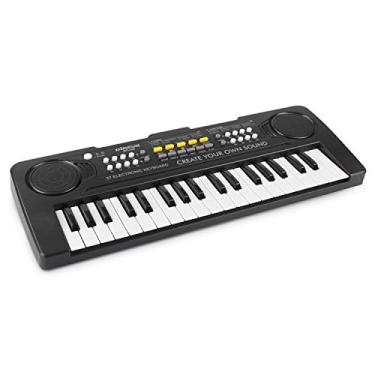 Imagem de aPerfectLife Teclado de piano infantil, piano eletrônico portátil de 37 teclas para crianças, teclado de música digital, brinquedos educativos para meninas de 3, 4, 5, 6, 7 e 8 anos (preto)