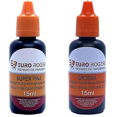 Imagem de Resina Super Fina e Grossa 15ml - Ideal para Reparos em Vidros - Euro 