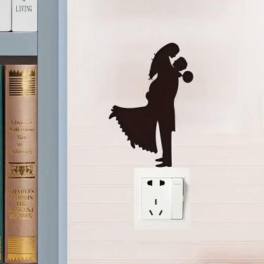Imagem de Adesivo De Interruptor Casal Romantico