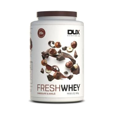 Imagem de Suplemento Alimentar em Pó Dux Fresh Whey 20g de Proteína Sabor Chocolate e Avelã 900g