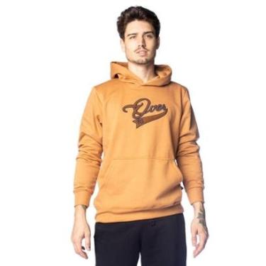 Imagem de Moletom Masculino Over Surf Capuz Logo Texturizado Caramelo-Masculino