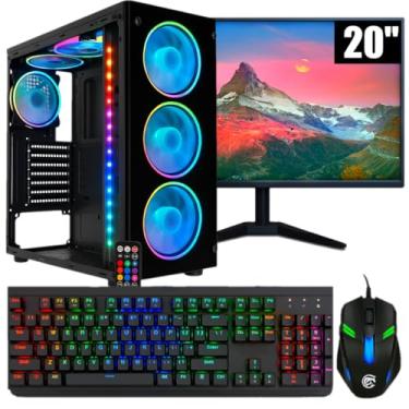 Imagem de PC GAMER COMPLETO RX 580 8GB DDR5, CORE I7 4.0GHZ, 32GB DDR4, SSD 480GB (8GB DDR4)