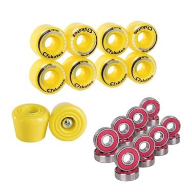 Imagem de C7skates Roller Skate Rodas, Rolamentos, Pacote de Rolamentos - Lemonpop