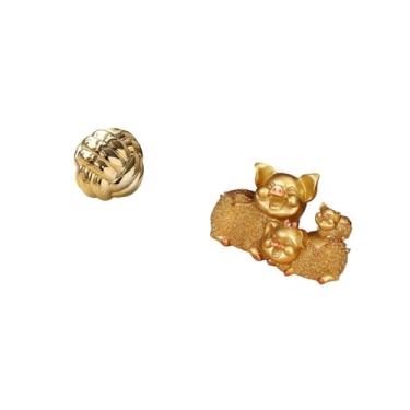 Imagem de Fenteer Escultura Estética de Porco em Formato de Novelo de Lã, Estatueta de Cerâmica E Resina, Ornamento para Amigos, Sala de Estar, Entrada, Estante, Peça C