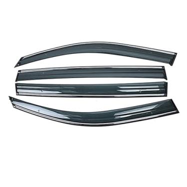 Imagem de GRJQRKHZ Defletor de janela lateral do carro para c&hevrolet Onix 2nd 2019-2021 Weathershied viseira de porta vento sol proteção chuva janela lateral defletores de vento