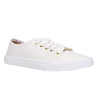 Imagem de Tênis Feminino Moleca Casual Elegância e Leveza Branco, Branco, 37