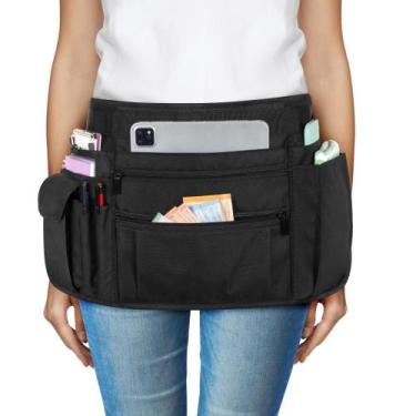 Imagem de Avental de servidor Rexmica Waitress Waitress Waiter com vários bolsos