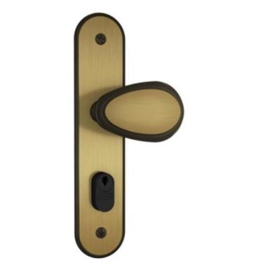 Imagem de Fechadura Stam 804/10 Externa Larga Espelho Oxidado