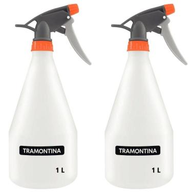 Imagem de Borrifador Pulverizador Jardinagem Manual 1 Litro Kit 02 Un
