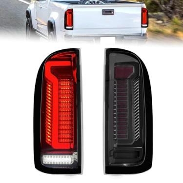 Imagem de Luzes traseiras de LED compatíveis com Chevy Colorado e GMC Canyon Base/WT/LT/Z71 2015 2021 2022, 2015, 2016, 2017, 2018, 2019, 2020, 2021, 2022, Chevy Colorado e GMC Canyon, um par de luzes traseiras