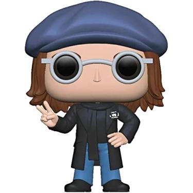 Imagem de POP Funko Rocks – Boneco de vinil de John Lennon em Peacoat, azul