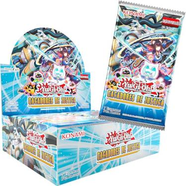Imagem de Konami Yu-Gi-Oh! Caçadores de Justiça, Box 24 Booster em Português, Cartas Ultra Raras e Super Raras